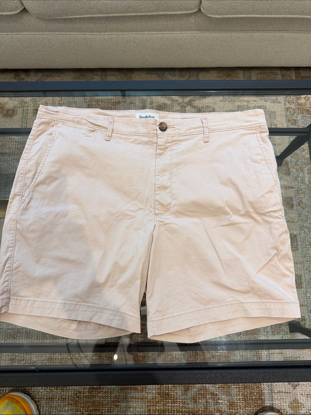 Goodfellow & Co Light Pink Flat Front Men's Shorts